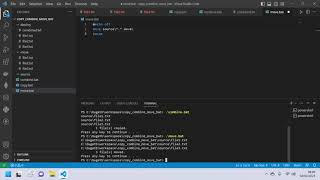 Copy, combine and move files with batch script (bat file) - No Talk