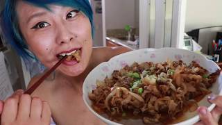 How To Make Yoshinoya Beef Bowl (Gyudon) (Recipe) 牛丼の作り方（レシピ）- #RainasKitchen Cooking Video