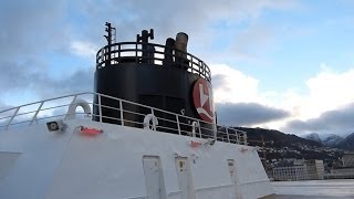 Hurtigruten Reise Tag 1: Abfahrt aus Bergen