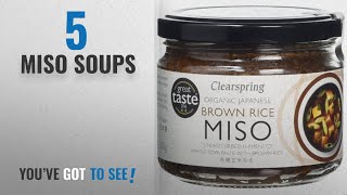 Top 10 Miso Soups [2018]: Clearspring Organic Brown Rice Miso 300 g (Pack of 2)