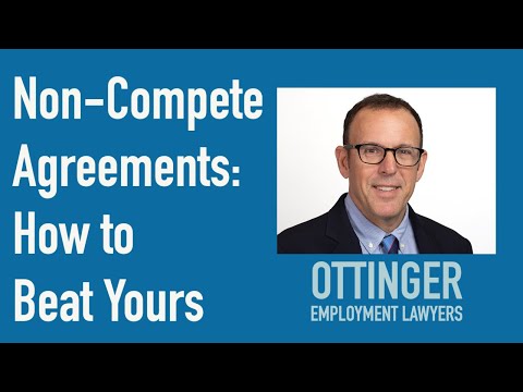 What are the two most common settings for legitimate non compete agreements?