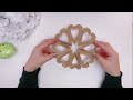 kağıttan kalpli desen yapma kalplİ kar tanesİ ❄️❤️ snowflake making ❄️ paper cutting design ❄️