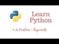 Learn Python Episode #16: Adding Arguments to a Function