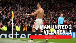Manchester United Vs Villareal • UCL Highlight 30/09/2021
