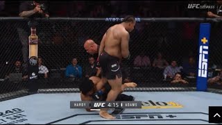 UFC Fighters reacts to the controversial stoppage of Greg Hardy defeating Juan Adams via TKO