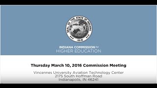 2016 CHE Commission Meeting 03 10 16