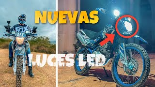 ¡Cambiamos TODOS los FOCOS a LED en mi DM250 ITALIKA! 💡🏍