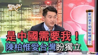 【精華版】是中國需要我！陳柏惟愛台灣盼獨立