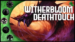 WITHERBLOOM/Golgari DEATHTOUCH Aggro Standard Deck Gameplay | MTG Arena | Magic Arena | MTGA