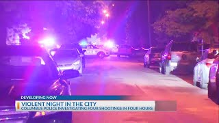 Columbus, Ohio sees 4 shootings in 4 hours