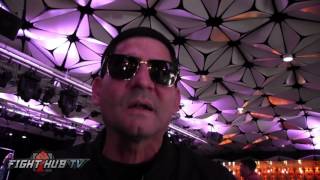 Angel Garcia on Canelo Golovkin "If he brings him to 155, Im going for Canelo, GGG gets hit alot!"