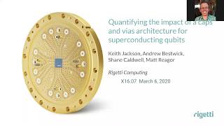 March Meeting: Quantifying the impact of a caps and vias architecture for superconducting qubits