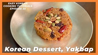 How to Make Korean Dessert, Yakbap (약밥)