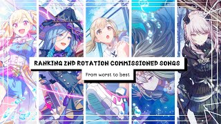 ▪︎° Ranking 2nd Rotation Commissioned Songs °▪︎ ||Project Sekai||