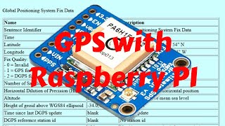 Try Raspberry Pi With Serial to Read GPS