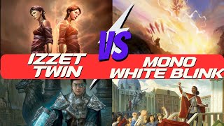 Mono White Blink vs Izzet Twin | Modern Paper Gameplay