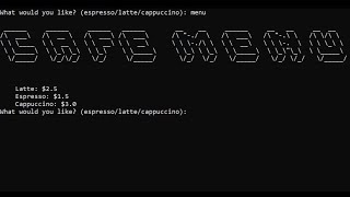 Coffee Machine | Python Project