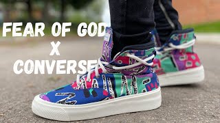 FEAR OF GOD X CONVERSE SKID GRIP HIGH REVIEW \u0026 ON FOOT