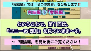 決算書の見方『初歩の完結編』（１）総合スーパー 実践編『ユニーVS西友』