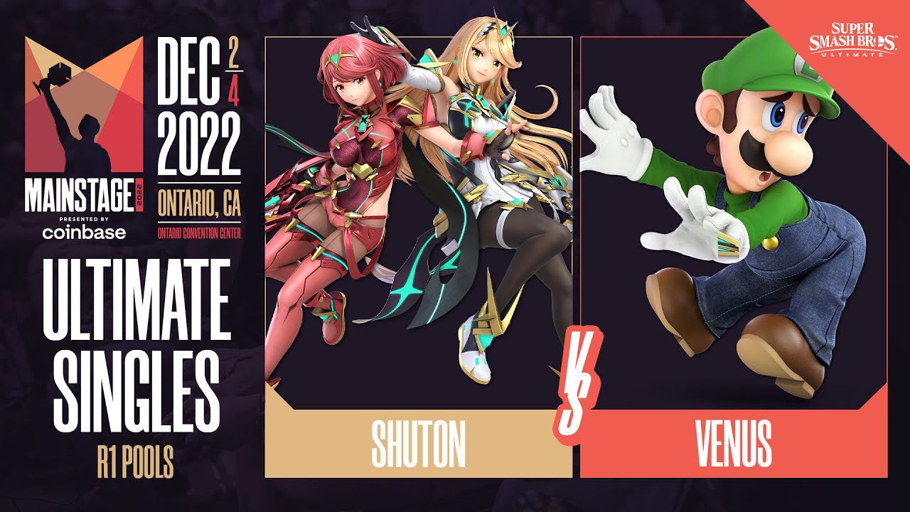 Shuton (Pyra/Mythra) Vs Venus (Luigi) - Ultimate Singles Pools Winners ...