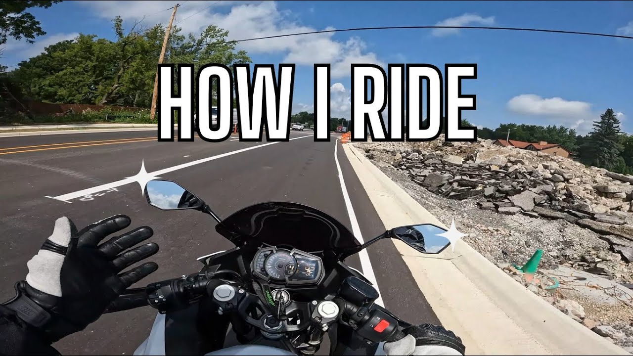 How I Ride My Ninja 400 Youtube