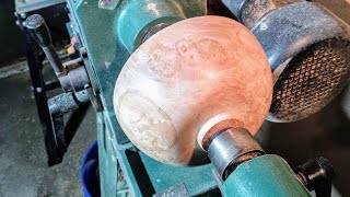 Woodturning - Maple Burl Bowl