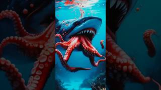 Giant Octopus vs Turtle vs Penguin (Dolphin, Seal, Whale Shark, Megalodon Shark) Battle