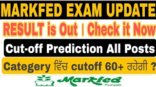 Markfed Cut off Prediction Markfed Exam Update Markfed Salesman Exam Cutoff MARKFED Exam 2021 Cutoff