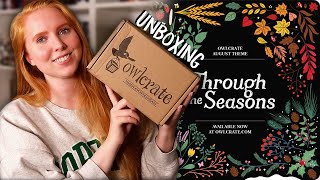 Owlcrate bookish unboxing! 🌳 | August 2023 Through the Seasons