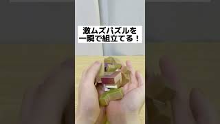 【激ムズ】パズルを一瞬で組立てる　#shorts