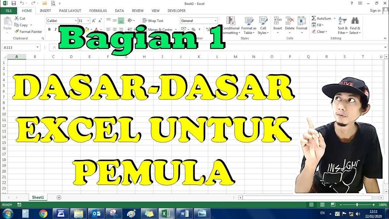 Tutorial Belajar Excel Untuk Pemula - Part 1 - YouTube