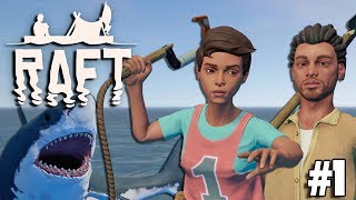 🌊 THE RAFT IS GONE! | Raft Survival Game Multiplayer (Early Access) | Part 1