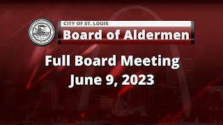 Board of Aldermen - June 9, 2023