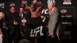 UFC 214: Daniel Cormier and Jon Jones make weight for title fight