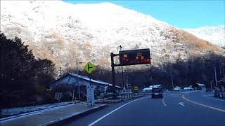 R41下呂市萩原町～高山市久々野町 2017年11月降雪