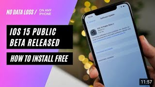 How to INSTALL IOS beta 2 || and new features in ios 15