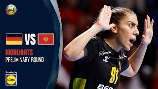 Montenegro fly to Main Round! | Germany vs Montenegro | Highlights | PR | Women's EHF EURO 2022