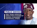 President Tinubu Unveils New Service Chiefs