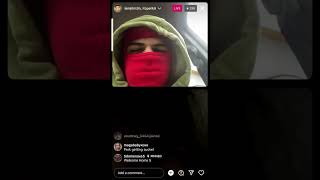 Liljitm3n goes live for the first time after being released from jail (KICKS PERK FOR SHOWING A GUN)