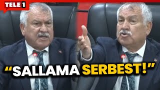 Zeydan Karalar Meclis toplantısında küplere bindi: Bana mübah sana günah