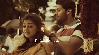 vaarayo vaarayo song 💙 × Raja Rani movie ❤️‍🩹 || whatsapp status ||