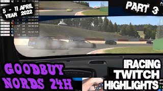 iRacing Twitch Highlights 22S2W4P3 5 - 11 April 2022 Part 3 Funny moves saves wins fails