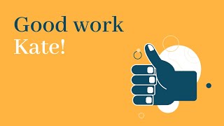 Good Work Individual Video Template (Editable)