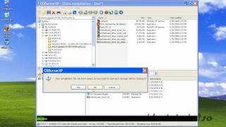 cum se inscriptioneaza un cd sau un dvd cu CDBurnerXP