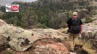 Hiking Lake Louise Trail to Torrey Creek Falls - Dubois, Wyoming