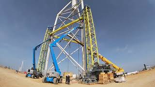 Nabralift Self-Erection Process; Africa's Highest Wind Turbine Installation