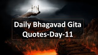 Daily Bhagavad Gita Quotes Day 11