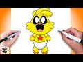 How To Draw Baby Kickin Chicken | Smiling Critters | Poppy Playtime