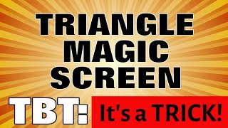 Triangle Magic Screen - MagicTricks.com