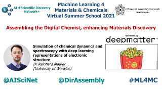 ML4MC - Simulation of chemical dynamics and spectroscopy - Dr Reinhard Maurer